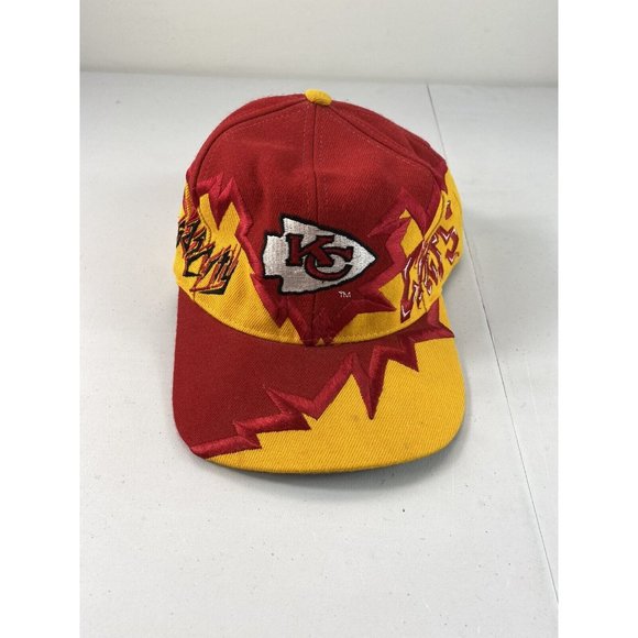 VTG 90s Kansas City Chiefs Jagged Edge Drew Pearson Snapback Hat Rare